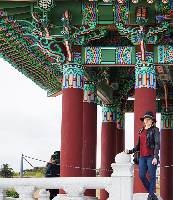 Linds at the Korean Friendship Bell and Pavilion