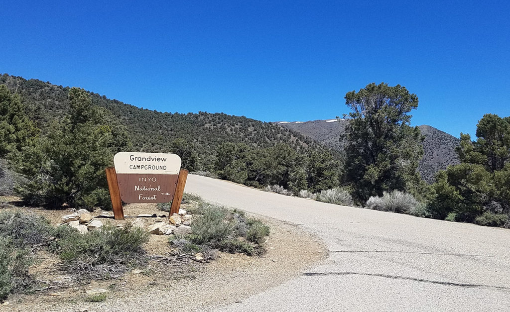 Grandview Campground Entrance