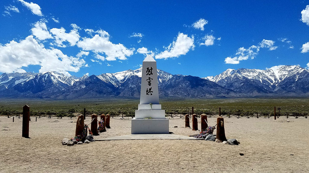 Soul Consoling Tower, Manzanar Cemetery, Japanese Internment Camp