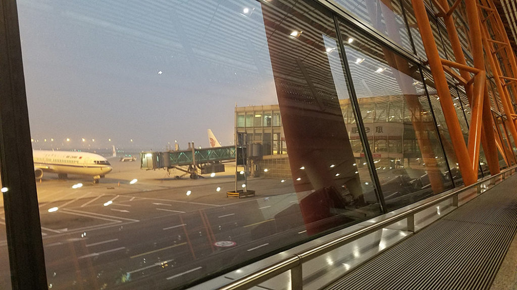 View from Beijing Airport