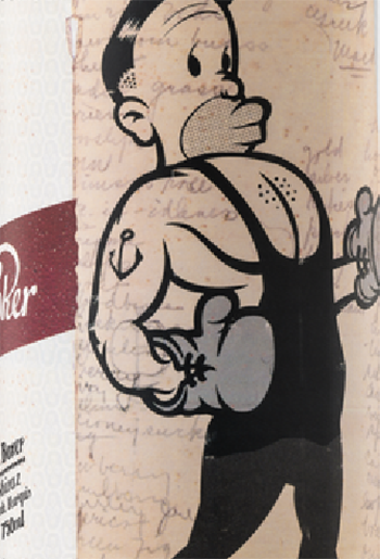 Mollydooker Shiraz wine label, one of the best affordable wines