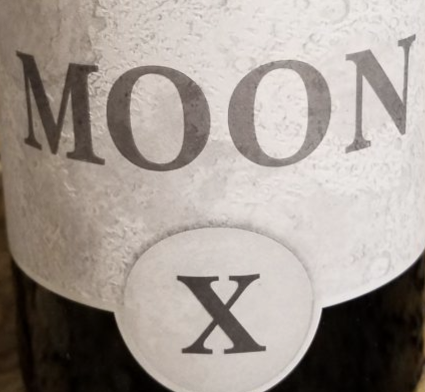 Moon X Black Pinot Noir wine label