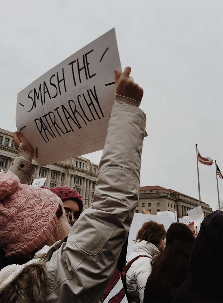 Sign that reads: Smash the Patriarchy