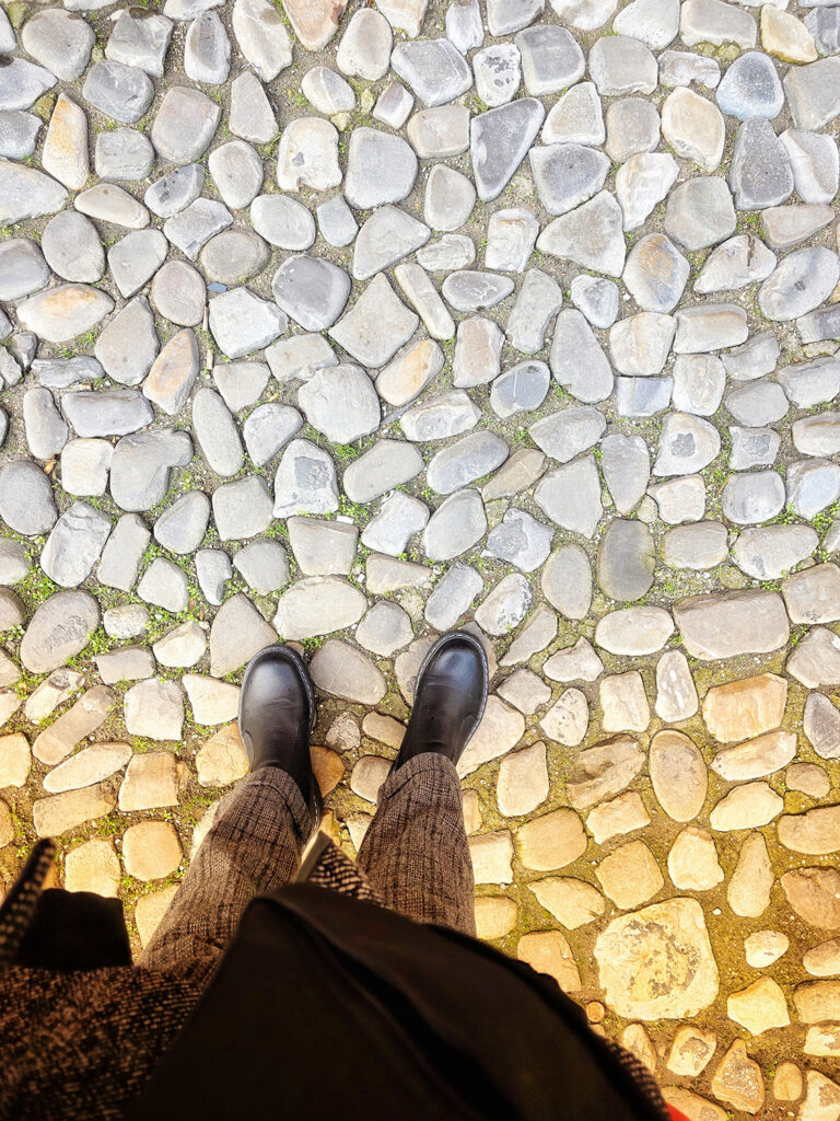 Cobblestone Streets of Modena, Italy