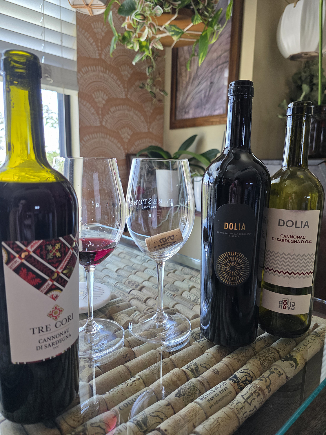 Linds' picks for best affordable wine - three different bottles of Cannonau di Sardegna wines