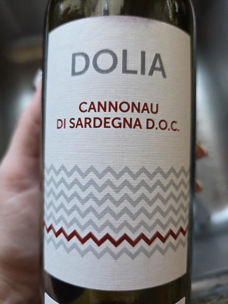 Dolia Cannonau di Sardegna label