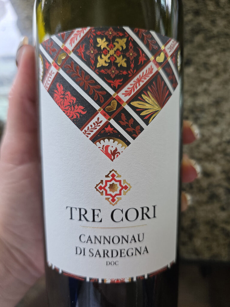 Tre Cori Cannonau di Sardegna label