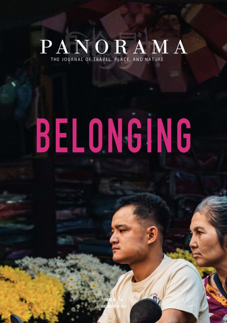 Panorama: The Journal of Travel, Place, and Nature Summer 26 "Belonging" Cover